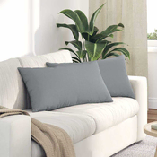 Jastucici za sofu 2 pcs Svijetlo siva 80 x 40 cm tkanina