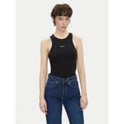 Pepe Jeans za ženske. PL506035 Majica Marian črna (M), Črna, Priložnostno, Bombaž, Brez rokavov / naramnice
