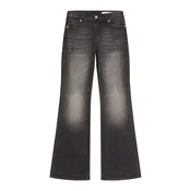 Bershka Kavbojke temno siva