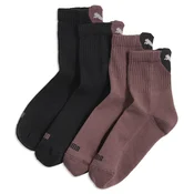 PUMA Heart Crew Socks Women (2-pack), Women, Dark Brown, 35-38