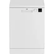 BEKO DVN05330W Mašina za pranje sudova, 13 Kompleta, 5 Programa, Bela