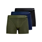 JACK & JONES Boksarice temno modra / temno zelena / črna