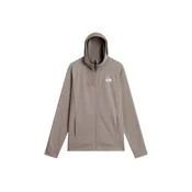 THE NORTH FACE Jopa na zadrgo M REAXION 2.0 HOODED FULL ZIP JACKET temno siva/bela