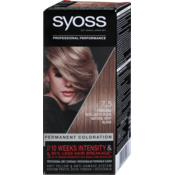 syoss Permanent Coloration barva za lase 7-5 Naravna Pepelnato Blond, 1 kos