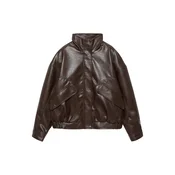 Pull&Bear Prehodna jakna čokolada