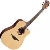 LAG T70DC TRAMONTANE 70 DREADNOUGHT CUTAWAY ACOUSTIC GUITAR