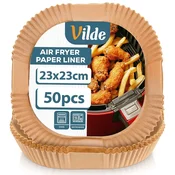 Northix Papirnate podloge za cvrtnik, kvadratne, 23x23 cm, 50 pak