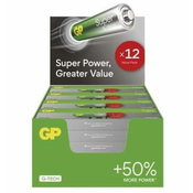 Baterija GP SUPER alkalna LR6 AA, 288 kos, display box