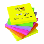 3M Post-it samolepilni lističi R-330N Z RAINBOW, 76 x 76