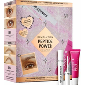 Makeup Revolution Darilni set Peptide Power Lash and Lip Duo