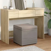 vidaXL Stolica Taupe 41 x 41 x 40 cm Tkanina in obdelano les