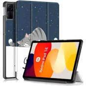 GS Ovitek za Xiaomi Redmi Pad SE 11, Smartcase, speča mačka
