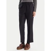 Weekend Max Mara Hlače iz tkanine Hataley 2525136022 Mornarsko modra Regular Fit