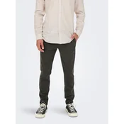 Only & Sons Chino hlače 22022911 Siva Tapered Fit
