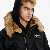 Bomber Alpha Industries 45P Hooded Custom Black/ Reflective XXXL
