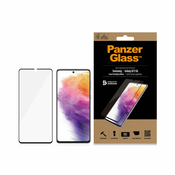 PanzerGlass - Kaljeno Steklo Case Friendly AB za Samsung Galaxy A73 5G, črn