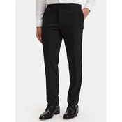 KARL LAGERFELD Hlače iz tkanine 255087 564008 Črna Slim Fit