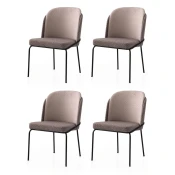 Hanah Home Set trpezarijskih stolica Dore 180 V4, 4 komada, Bež