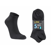 Nogavice Seger Basic Cotton 5-pack - ČRNA - 35-38