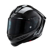 ALPINESTARS integralna motociklistička kaciga Supertech R-10 Solid, karbonsko crna
