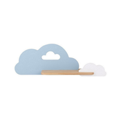 LED Decije zidno svetlo sa policom CLOUD LED/5W/230V plavo/belo