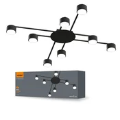 Videx stropna svetilka za 8 žarnic GX53 VL-SPF22B-B