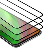 Cadorabo CADORABO Motorola ONE FUSION+ - Zaščitna folija v transparentno s čarno - 3-pack Kaljeno steklo za zaščito zaslona s trdoto 9H in 3D dotikom, (20548131)