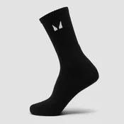 MP Unisex Crew Socks (1 Pack) - Black - UK 2-5