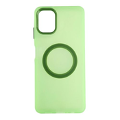 Maska silikonska Magsafe FLURO COLOR za Samsung A06/ zelena