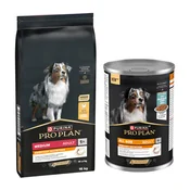 16 kg PURINA PRO PLAN + 12 x 400 g mokre hrane / 3 kg suhe hrane gratis! - Medium Adult Everyday Nutrition + 12 x 400 g All Size Adult Everyday Nutrition u želeu s ribom