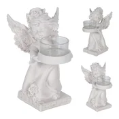 Okrasek ANGEL 17cm za čajno lučko BELI