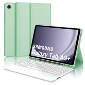 Infostyle JADEMALL ovitek s tipkovnico in sledilno ploščico za Samsung Galaxy Tab A9 Plus 11 (2023) – AZERTY, svetlo zelena