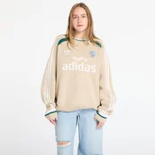 Mikina adidas Adicolor Blokecore Pullover UNISEX Wonder Beige XL