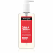 Neutrogena Clear & Defend + Facial Wash čistilni gel za mešano kožo 200 ml unisex
