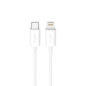 slomart Kabel Puro TPE 20W USB-C - Lightning 2m - bel