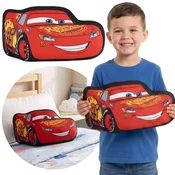 Disney Avtomobili Strela McQueen MEHKA okrasna blazina, dekorativna za sobo, VELURASTA oblikovana blazina 40x24 cm OEKO-TEX