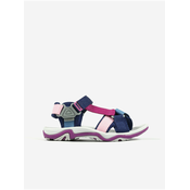Pink-blue girls sandals Richter - Girls
