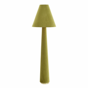 Zelena stoječa svetilka s tekstilnim senčilom (višina 168 cm) Devia – Light & Living
