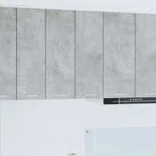 Viseci ormaric Betonski sivi 60 x 31 x 80 cm Konstruirano drvo