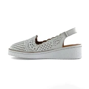 Mona Shoes Ženske cipele, Kožne, Bele
