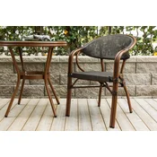 Venture Design Kavč stol 2 kosa 83x57x60 cm črn