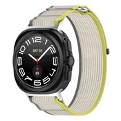 Silikonski pas Techsuit W054 za Samsung Galaxy Watch Ultra 47mm/Galaxy Watch Ultra 2 - bež/rumen