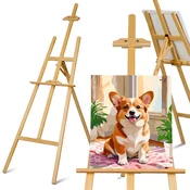 Massido Massido MS-989 175cm Wooden Easel for Artists - Perfect for Painting and Sketching, (21740214)