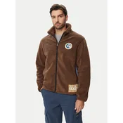 Napapijri Flis T-Archive NP0A8APE Rjava Relaxed Fit