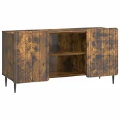 Vidaxl TV omarica Dimljen hrast 102 x 34,5 x 52 cm Inženirski les