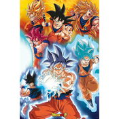 Maxi plakat GB Eye Dragon Ball Super - Gokujeve preobrazbe - 91,5 × 61 cm
