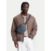 Torbica za okrog pasu? Calvin Klein Jeans Unstructured Monogram Waistbag LV04G3177G Svetlo modra