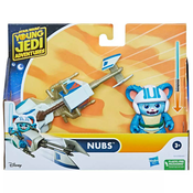 Vojna zvezd: Pustolovščine mladih Jedijev – Nubs set figurice 7,5 cm z vozilom – Hasbro