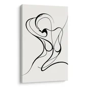 Slika abstraktna linija ženske - 100x150