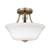 Elstead Lighting Elstead Evington Stropna svetilka z 2 delno vgradnima svetilkama, zlata, E27, (22097889)